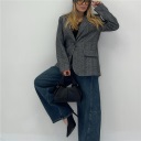 blazer modello dritto spigato